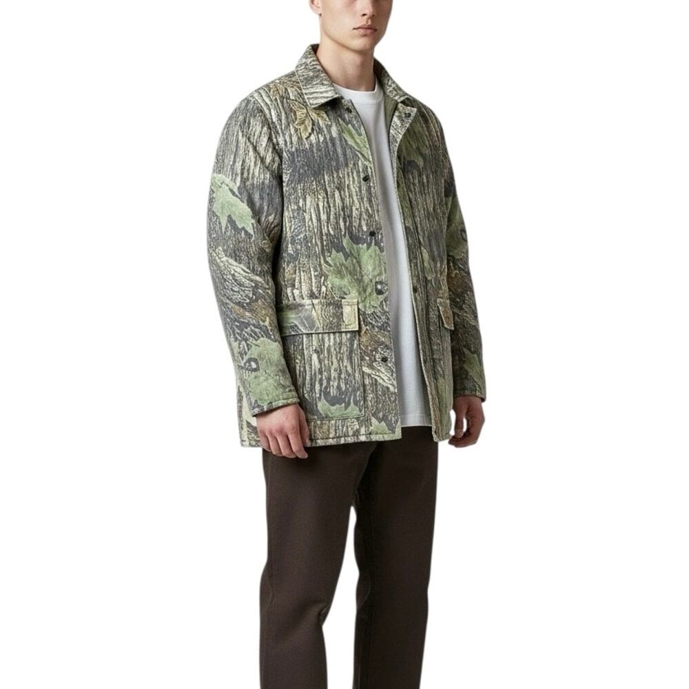 Vintage 90s Duxbak x Realtree Quilted Camo Jacket - XL